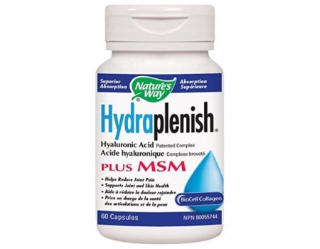 Hydraplenish MSM 750 mg. 60 capsules